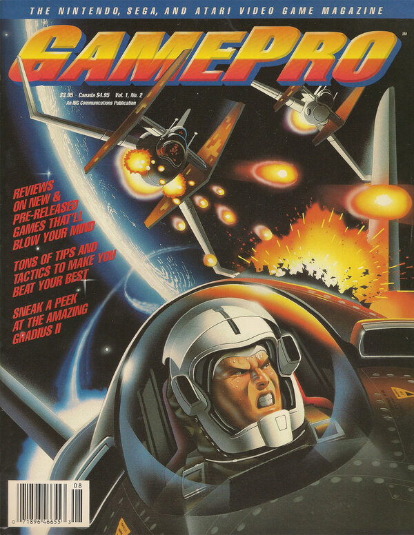 GamePro Issue 2 (July August 1989) cover